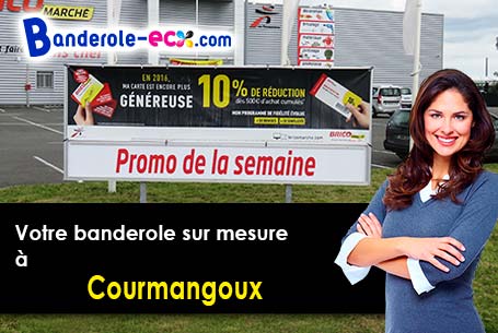 Banderole publicitaire sur mesure à Courmangoux (Ain/1370)