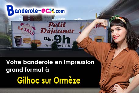 Livraison de banderole publicitaire à Gilhoc-sur-Ormèze (Ardèche/7270)
