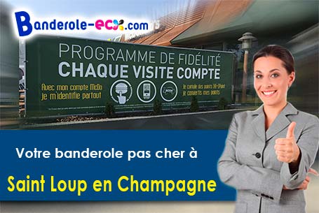 Livraison de banderole publicitaire à Saint-Loup-en-Champagne (Ardennes/8300)