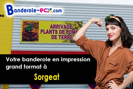 Recevez votre banderole publicitaire à Sorgeat (Ariège/9110)