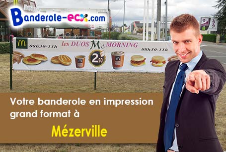 Impression de banderole publicitaire à Mézerville (Aude/11410)