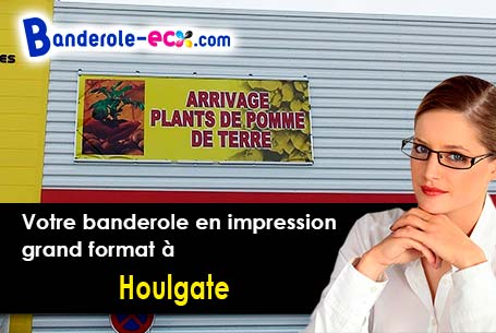 A Houlgate (Calvados/14510) recevez votre banderole personnalisée