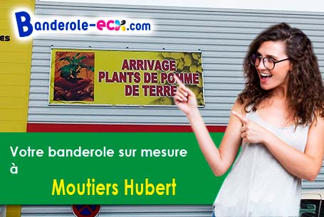 A Moutiers-Hubert (Calvados/14140) recevez votre banderole publicitaire