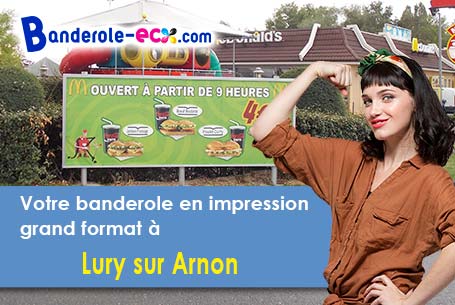 A Lury-sur-Arnon (Cher/18120) impression de banderole pas cher