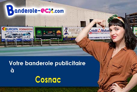 Banderole publicitaire pour vos foires à Cosnac (Corrèze/19360)