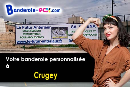 A Crugey (Côte-d'or/21360) commandez votre banderole personnalisée