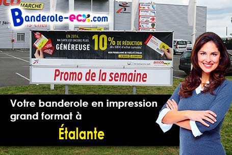 Banderole publicitaire pour vos foires à Étalante (Côte-d'or/21510)