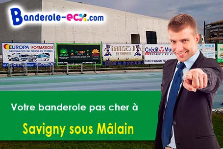 Banderole publicitaire pour vos foires à Savigny-sous-Mâlain (Côte-d'or/21540)