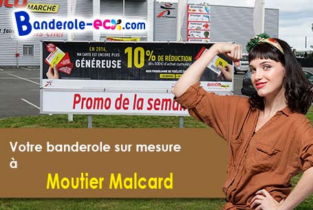Banderole publicitaire pour vos foires à Moutier-Malcard (Creuse/23220)