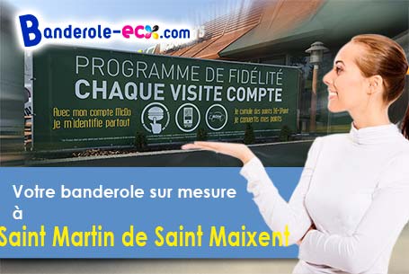 Création graphique offerte de votre banderole publicitaire à Saint-Martin-de-Saint-Maixent (Deux-Sèv