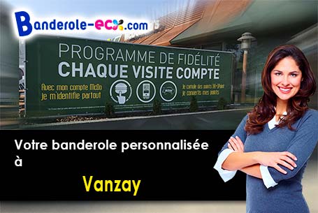 Création graphique offerte de votre banderole publicitaire à Vanzay (Deux-Sèvres/79120)
