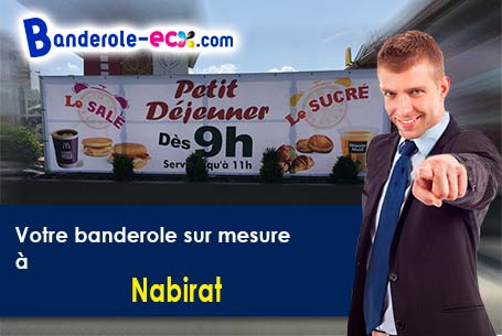Commandez votre banderole pas cher à Nabirat (Dordogne/24250)