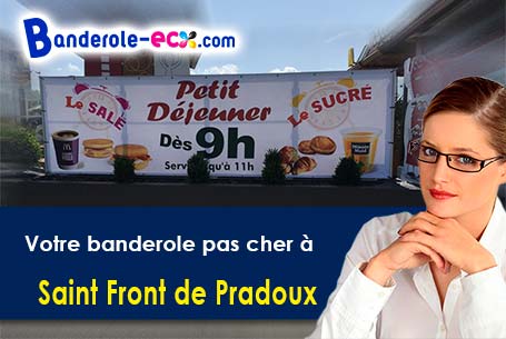 Banderole publicitaire pour vos foires à Saint-Front-de-Pradoux (Dordogne/24400)