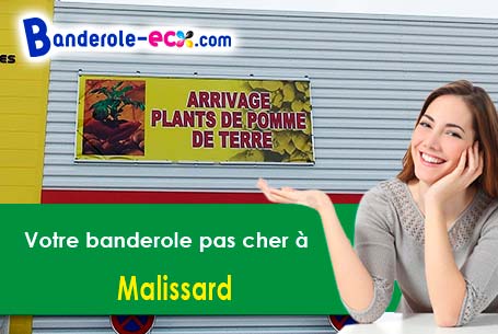Votre banderole personnalisée sur mesure à Malissard (Drôme/26120)