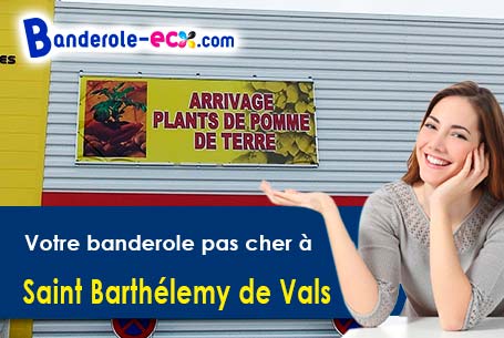 Banderole publicitaire pour vos foires à Saint-Barthélemy-de-Vals (Drôme/26240)