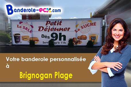 Création de votre banderole personnalisée à Brignogan-Plage (Finistère/29890)