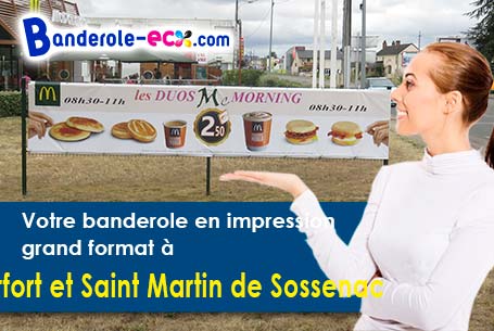 Création de votre banderole pas cher à Durfort-et-Saint-Martin-de-Sossenac (Gard/30170)