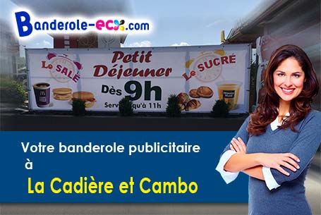 Création de votre banderole publicitaire à La Cadière-et-Cambo (Gard/30170)