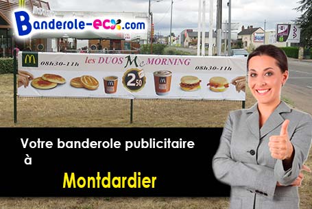 Création de votre banderole pas cher à Montdardier (Gard/30120)