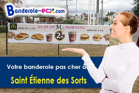 Création de votre banderole pas cher à Saint-Étienne-des-Sorts (Gard/30200)