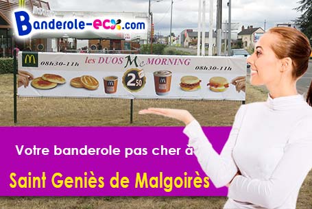 Création de votre banderole personnalisée à Saint-Geniès-de-Malgoirès (Gard/30190)