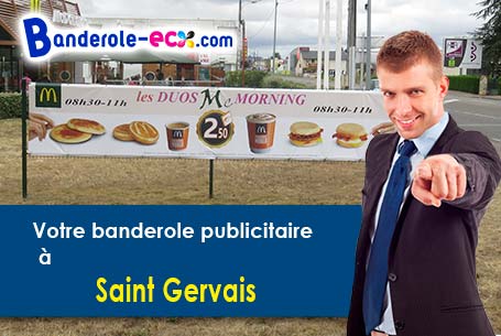 Création de votre banderole personnalisée à Saint-Gervais (Gard/30200)