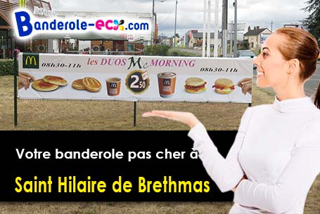 Création de votre banderole publicitaire à Saint-Hilaire-de-Brethmas (Gard/30560)