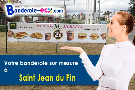 Création de votre banderole pas cher à Saint-Jean-du-Pin (Gard/30140)