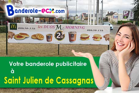Création de votre banderole pas cher à Saint-Julien-de-Cassagnas (Gard/30500)