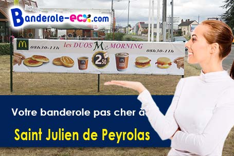 Création de votre banderole pas cher à Saint-Julien-de-Peyrolas (Gard/30760)