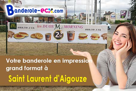 Création de votre banderole publicitaire à Saint-Laurent-d'Aigouze (Gard/30220)