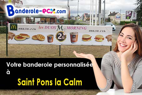 Création de votre banderole personnalisée à Saint-Pons-la-Calm (Gard/30330)