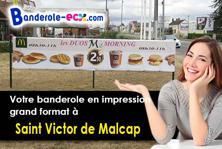 Création de votre banderole publicitaire à Saint-Victor-de-Malcap (Gard/30500)