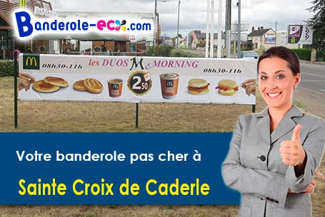 Création de votre banderole publicitaire à Sainte-Croix-de-Caderle (Gard/30460)