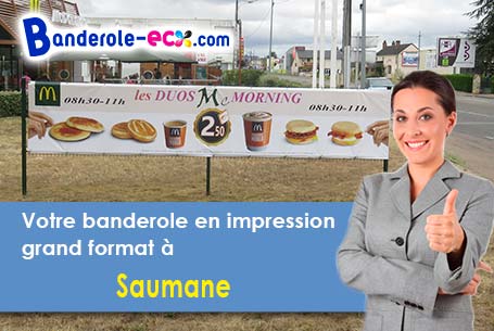 Création de votre banderole personnalisée à Saumane (Gard/30125)