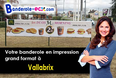 Création de votre banderole personnalisée à Vallabrix (Gard/30700)