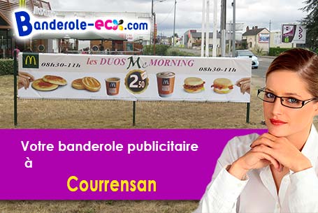 Livraison de votre banderole personnalisée à Courrensan (Gers/32330)