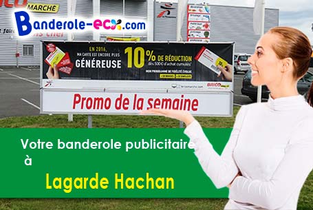 Livraison à Lagarde-Hachan (Gers/32300) de votre banderole pas cher