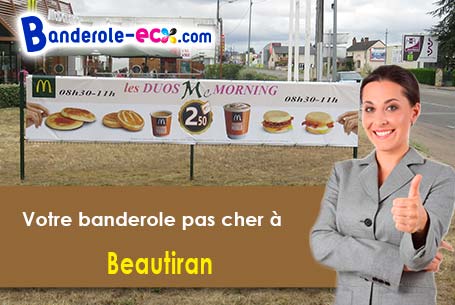A Beautiran (Gironde/33640) livraison de votre banderole publicitaire