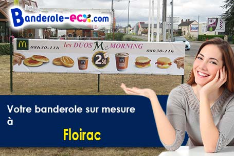 A Floirac (Gironde/33270) livraison de votre banderole publicitaire