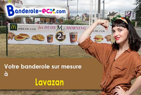 A Lavazan (Gironde/33690) livraison de votre banderole publicitaire
