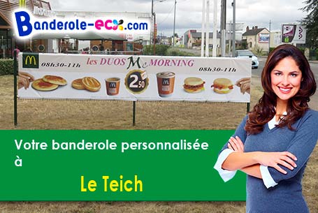 A Le Teich (Gironde/33470) livraison de votre banderole publicitaire