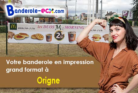 A Origne (Gironde/33113) livraison de votre banderole publicitaire