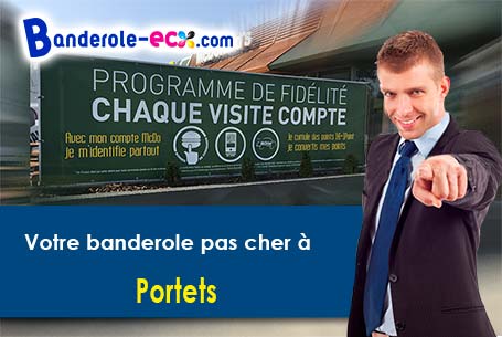 A Portets (Gironde/33640) livraison de votre banderole publicitaire