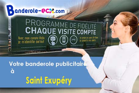 A Saint-Exupéry (Gironde/33190) livraison de votre banderole publicitaire