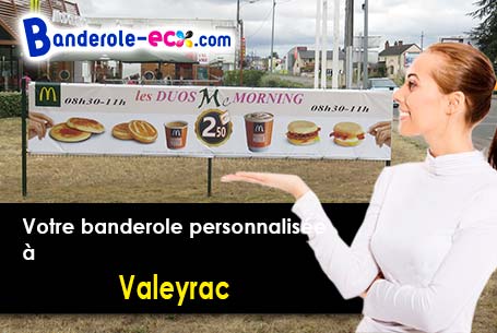 A Valeyrac (Gironde/33340) livraison de votre banderole publicitaire