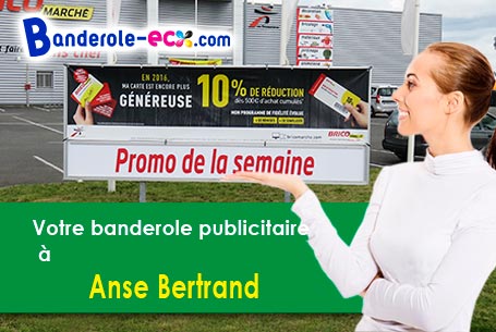 Création graphique inclus pour votre banderole pas cher à Anse-Bertrand (Guadeloupe/97121)