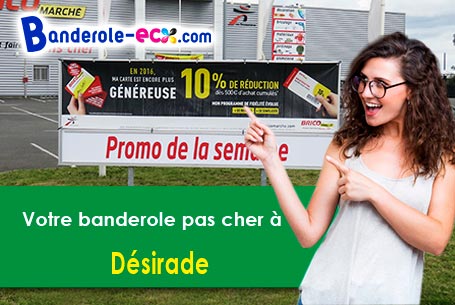 Création graphique inclus pour votre banderole publicitaire à Désirade (Guadeloupe/97127)