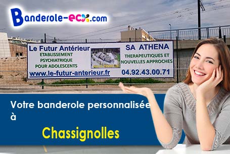 Impression de votre banderole publicitaire à Chassignolles (Haute-Loire/43440)