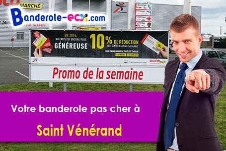 Banderole publicitaire pour vos événements à Saint-Vénérand (Haute-Loire/43580)